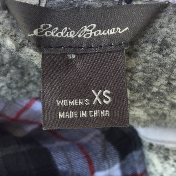 Eddie Bauer Grey Pullover with Hood - Picture 3 of 4